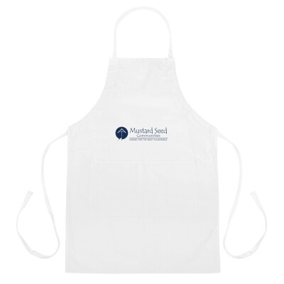 Mustard Seed Communities Embroidered Apron