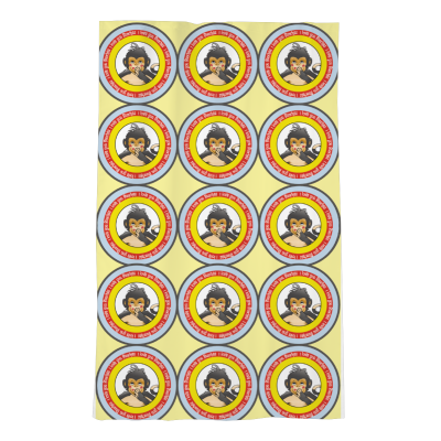 I LOVE YOU BUNCHES! "Bananas" Window Curtain - 50" x 84"