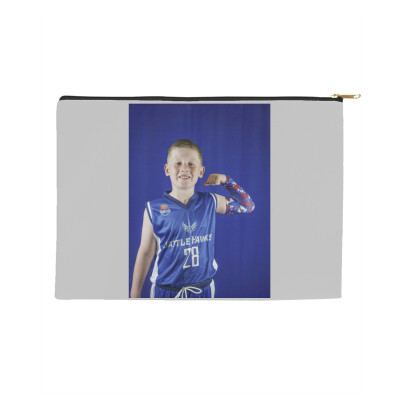 Accessory Pouches - Black Zipper  12.5" X 7"