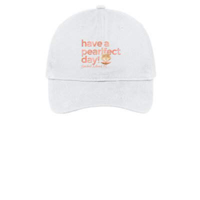 Have a Pearlfect Day Brushed Twill Dad Cap - Printed