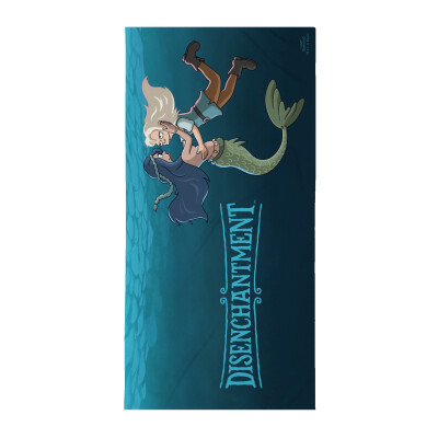 Bean and Mora Underwater Beach Towel