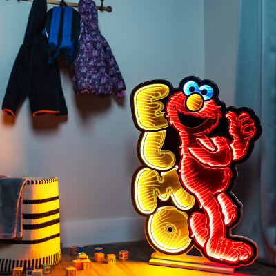 Sesame Street Elmo LED Infinity Light Sign - 35”