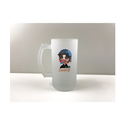 BenniG Frosted Glass Beer Stein