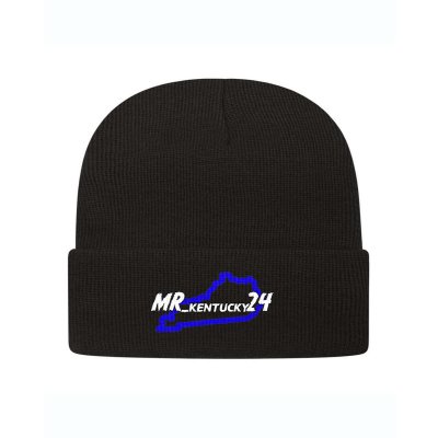 Embroidered Knit Beanie
