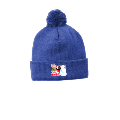Milo Sport-Tek Solid Pom Pom Beanie