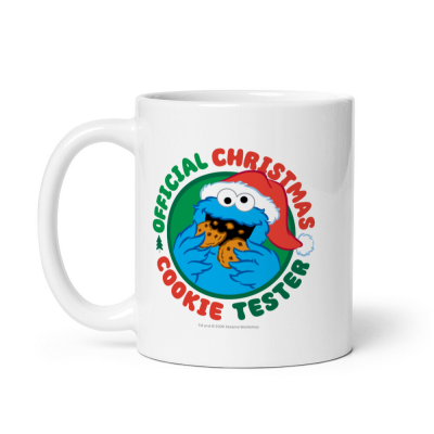Cookie Monster Christmas Cookie Tester Mug