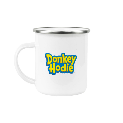 Purple Panda 12 oz Enamel Cup