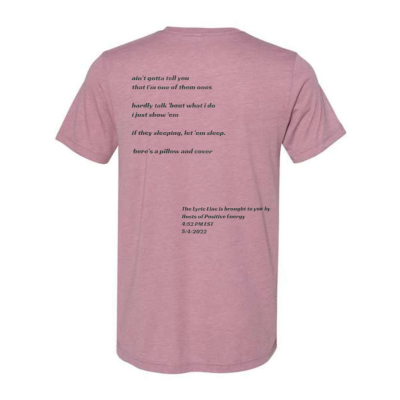H.O.P.E Lyric Line Unisex Triblend Tee