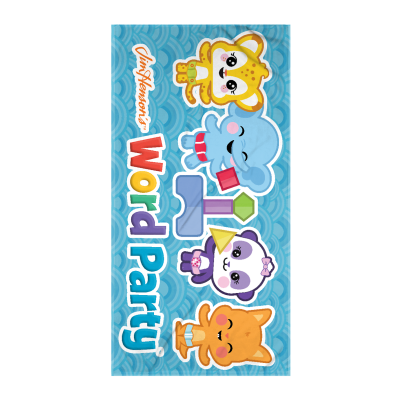 Word Party Group Beach Towel