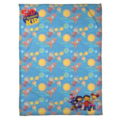 Sid the Science Kid - Outer Space Patterned Fleece Blanket