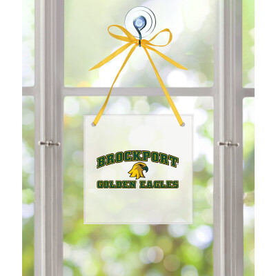 Brockport Athletics - Glass Ornament