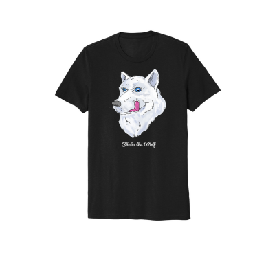 Sheba the Wolf Unisex Organic Cotton Tee