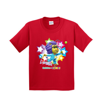 Bubbles and Friends - Summer Games Collection Tennis Lionstein Children T-Shirt
