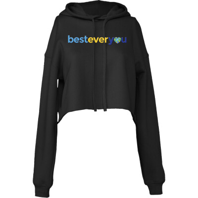 Ladies' Cropped Fleece Hoodie