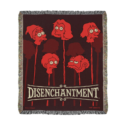 Dreamland Gate Heads - Woven Blanket (60" x 50")