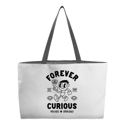 PBS KIDS Forever Curious Weekender Tote - All-Over Print - Woven Handle - 24" x 13"
