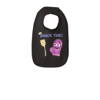 It's Snack Time! Baby Bib