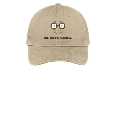 Don't Mess with Public Media Arthur Face Embroidered  Adult Cap