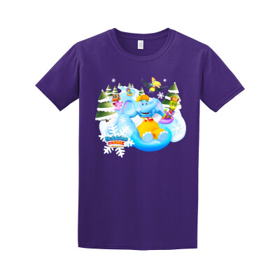Bubbles & Friends Holiday Snow Unisex Tee