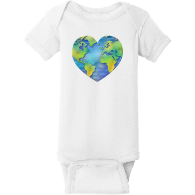 Infant Short Sleeve Baby Rib Bodysuit