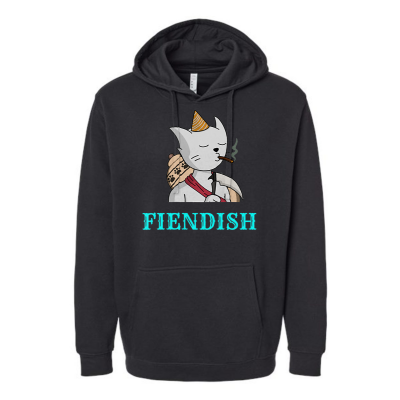 Fiendish cat Elevated Basic Unisex Hoodie