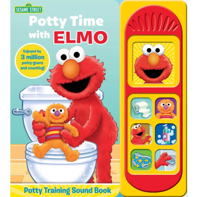 Sesame Street: Potty Time with Elmo Potty Training Sound Book - With Battery