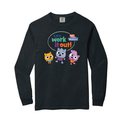 LET'S WORK IT OUT! Wombats Adult Long-Sleeve T-Shirt