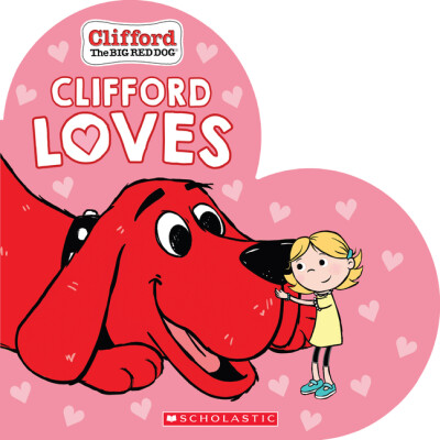 Clifford Loves | Heart-Shaped Boardbook