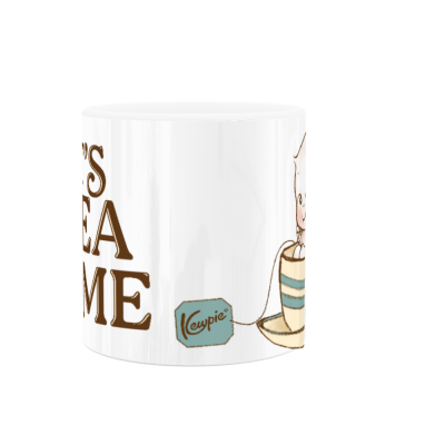 Kewpie® Tea Time / 11oz White Ceramic Mug