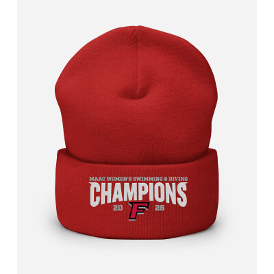Fairfield University - 2026 Women's Swimming & Diving Champions Beanie