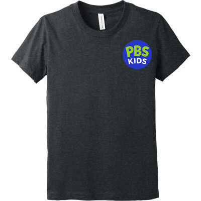 PBS KIDS Logo Youth Heather Short Sleeve Tee