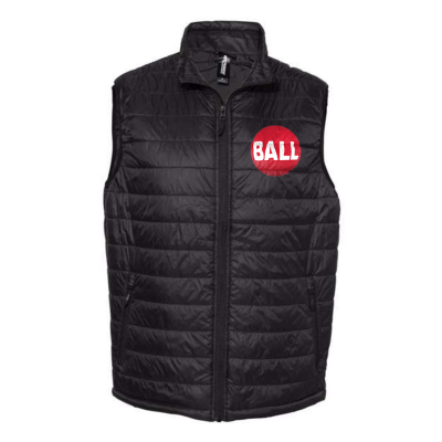 Embroidered Puffer Vest