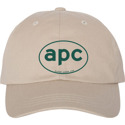 APC Oval Logo Printed Cotton Dad Cap