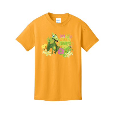 Dinosaur Train - Tiny Loves Flowers Youth Short Sleeve Tee