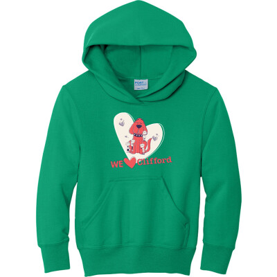 We Heart Clifford Youth Hoodie