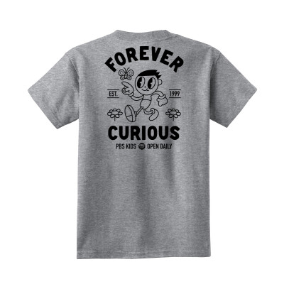 PBS KIDS Forever Curious Youth Core Cotton Tee