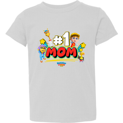 Bubbles & Friends I love Mom Toddler Jersey Tee