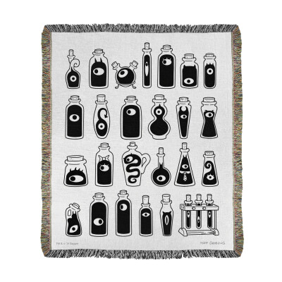 Bottled Demons - Woven Blanket (60" x 50")