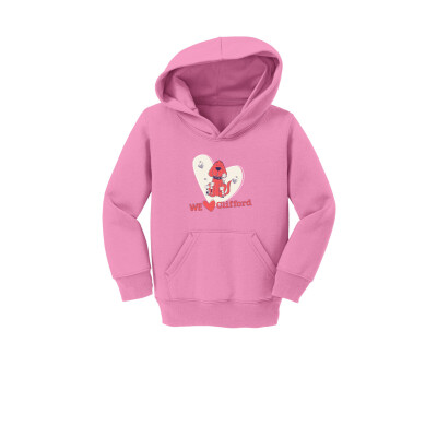 We Heart Clifford Toddler Hoodie