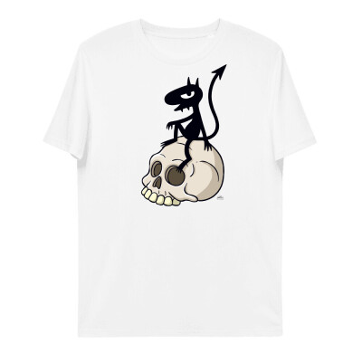 Luci on Skull - Unisex Organic Cotton T-Shirt | Stanley/Stella STTU755