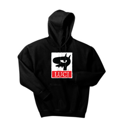 Luci Box Hoodie Sweatshirt - Printed Cotton/Polyester