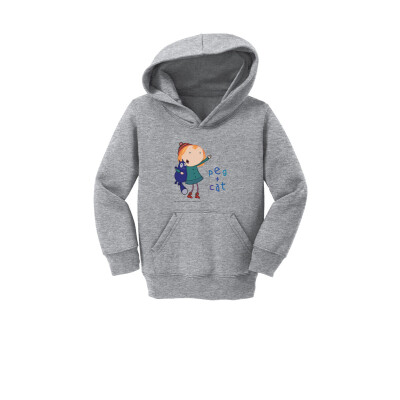 Peg + Cat Toddler Fleece Pullover Hooded Sweatshirt