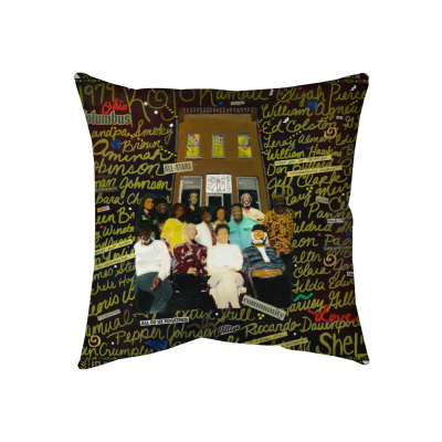 Remembering Kojo Throw Pillow - Two-Sided Spun Polyester (Insert included) - Assorted Sizes (14x14, 16x16, 18x18, 20x20, 26x26)