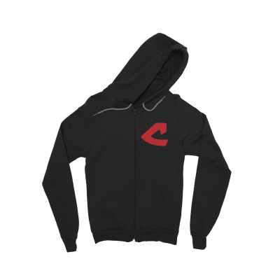 Conner C  left chest  Zip Hoodie 2 Colors