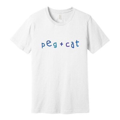 Peg + Cat Adult Unisex Jersey Short Sleeve Tee