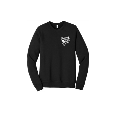 BELLA+CANVAS Unisex Sponge Fleece Raglan Embroidered Sweatshirt or Similar