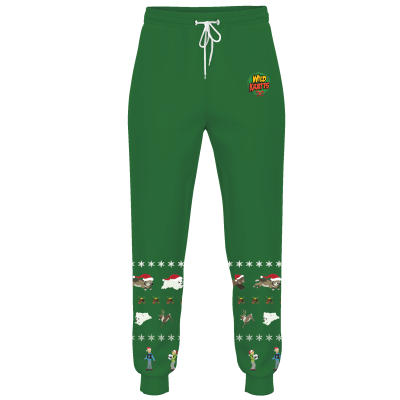 "Holiday Creature Rescue" Performance Joggers - Kids Green