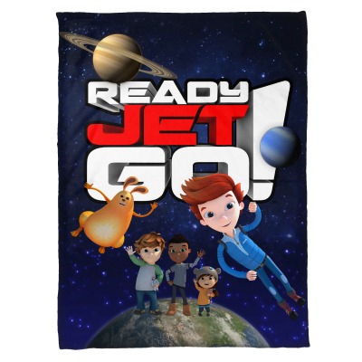 Ready Jet Go Space Blanket - Fleece (30" x 40")