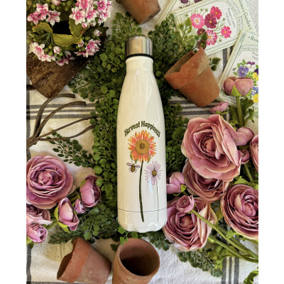 SUNFLOWER | 17oz/500ml Stainless Steel Insulated Water Bottle