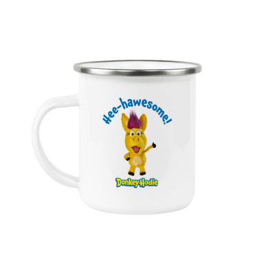 Donkey Hodie 12 oz Enamel Cup